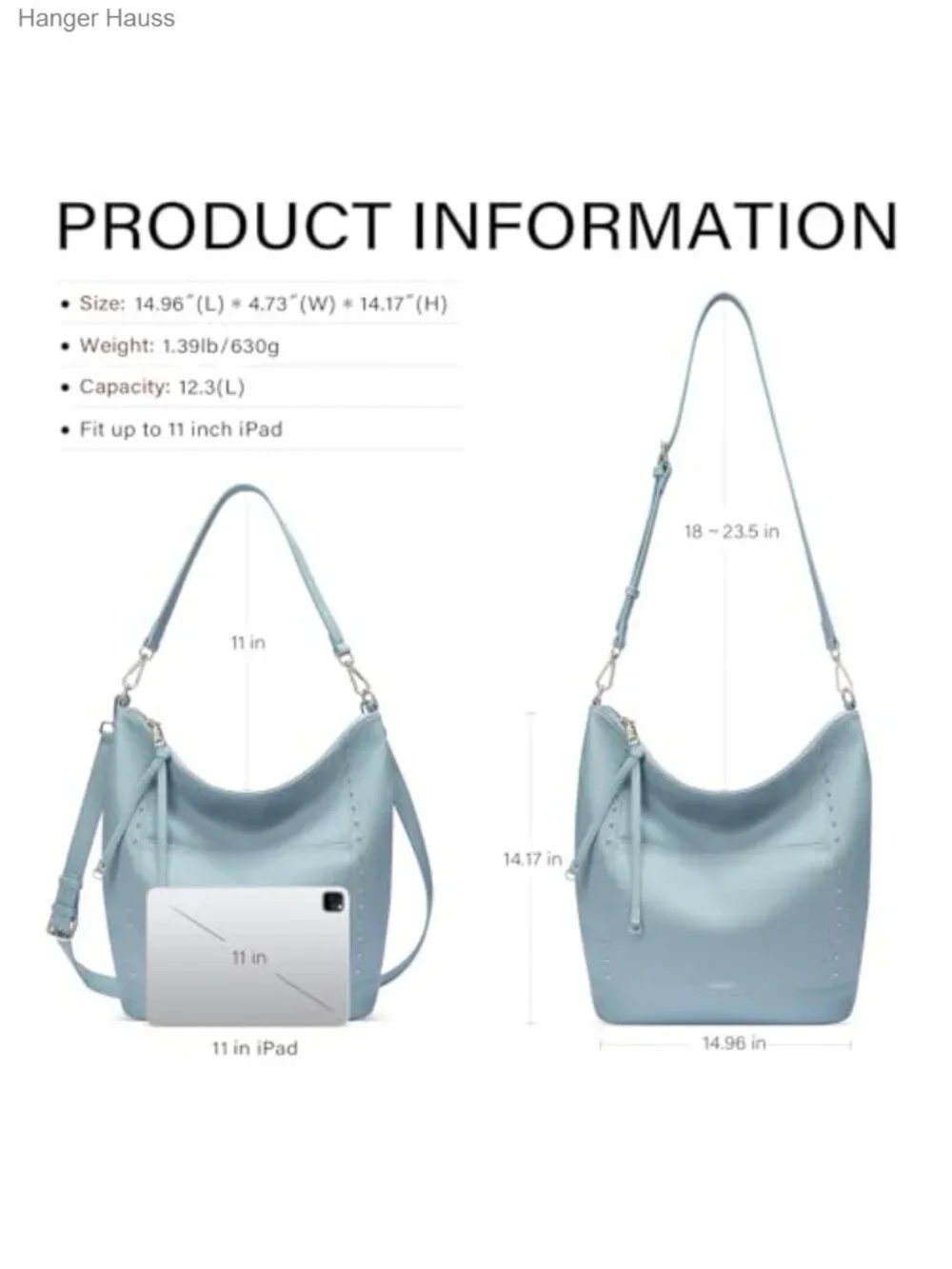 Faux Leather Hobo Crossbody Bag Large Women's Shoulder Purse